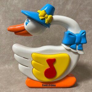 Vintage Shelcore Mother Goose Musical Toy 1995 Working